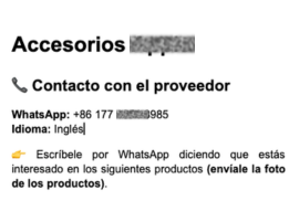 Acceso a nuestros proveedores